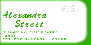 alexandra streit business card